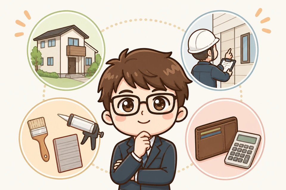 10年点検の費用を判断する4つの軸