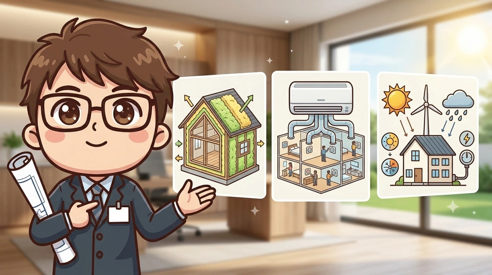 全館空調の電気代が高いと言われる理由｜3つの条件で決まる