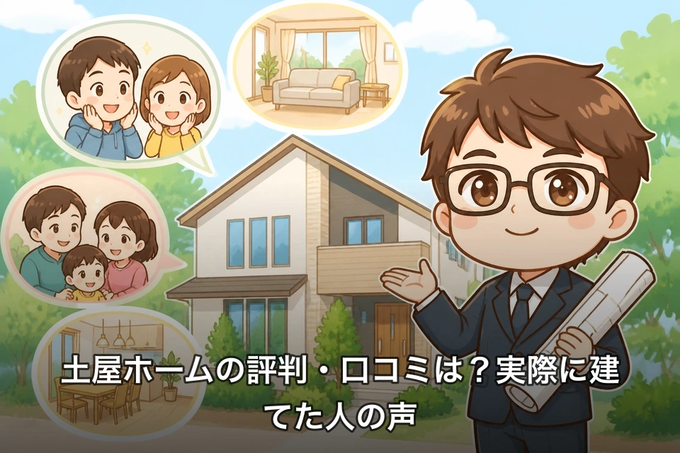 土屋ホームの評判・口コミは?実際に建てた人の声