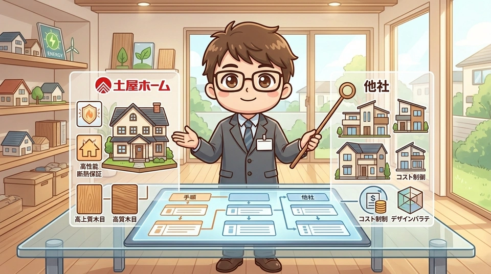 土屋ホームと他社を正しく比べる手順