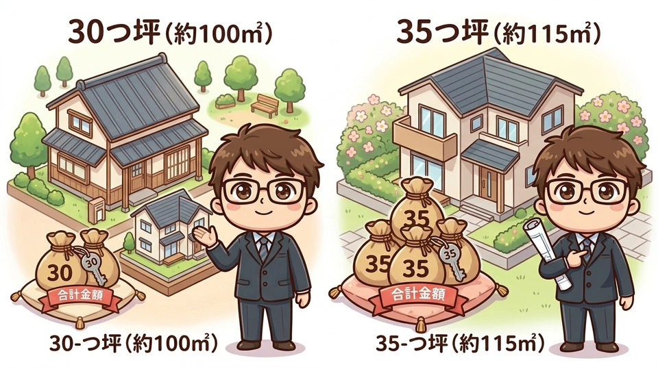 東栄住宅の30坪・35坪の総額