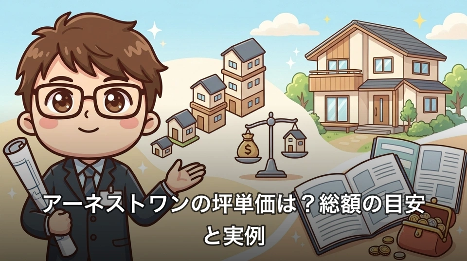 アーネストワンの坪単価は?総額の目安と実例