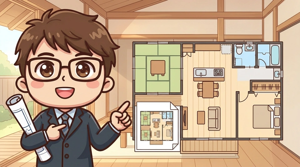 アイダ設計の平屋の間取り実例