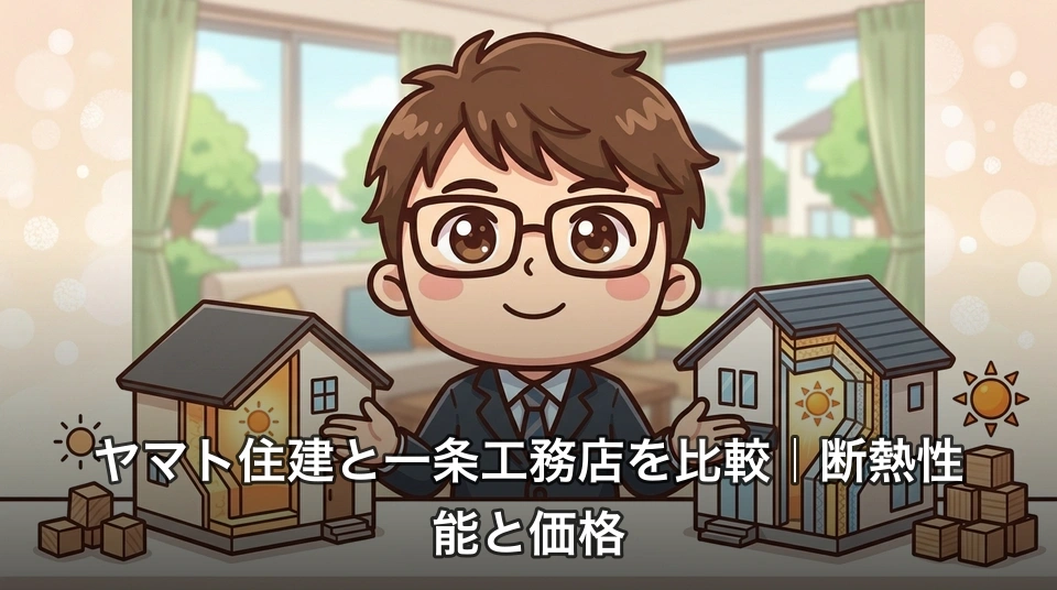 ヤマト住建と一条工務店を比較|断熱性能と価格