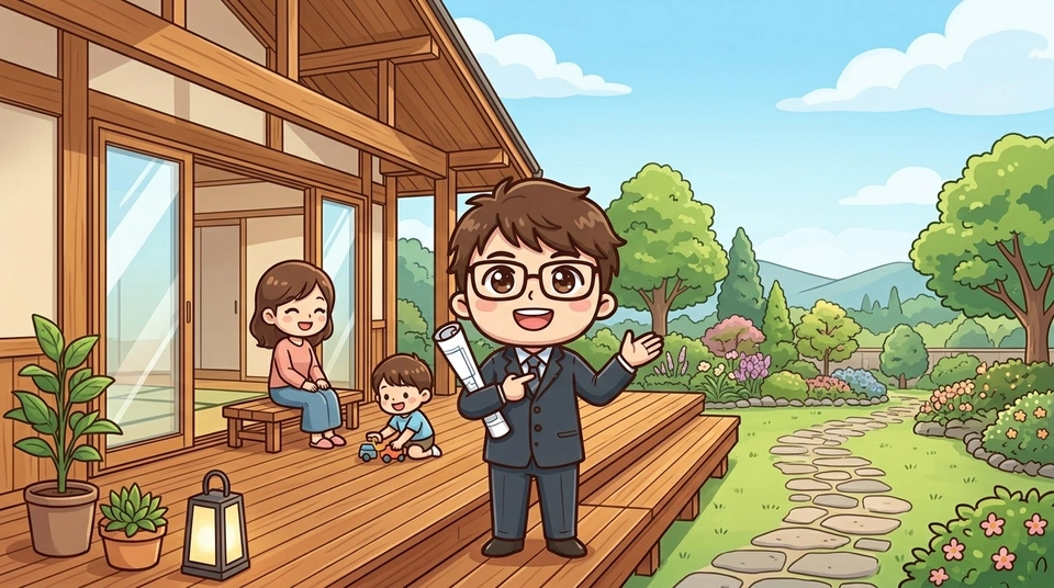住友林業でウッドデッキを付けた人の体験談
