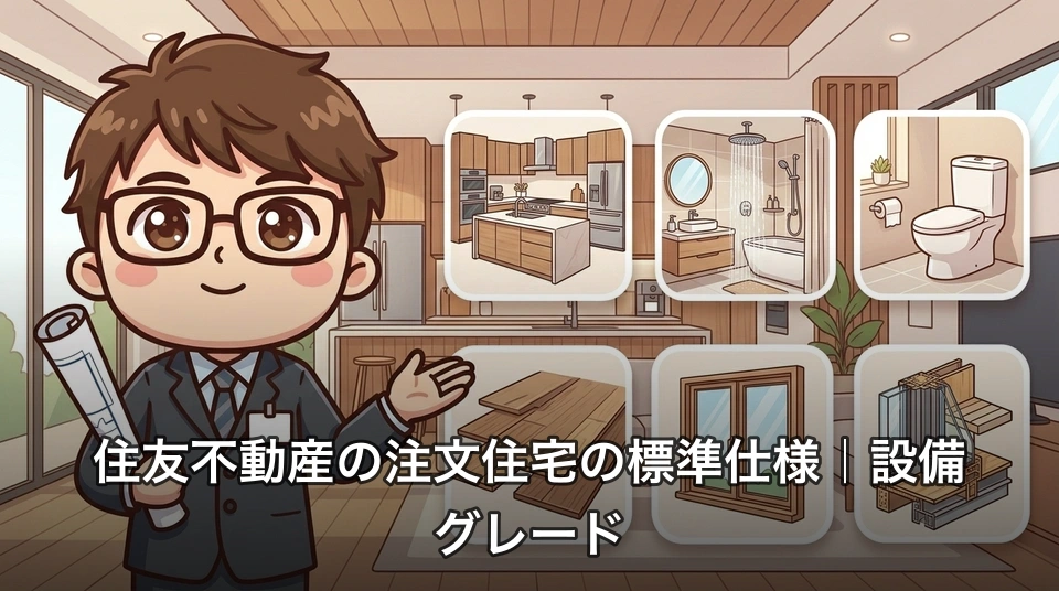 住友不動産の注文住宅の標準仕様|設備グレード