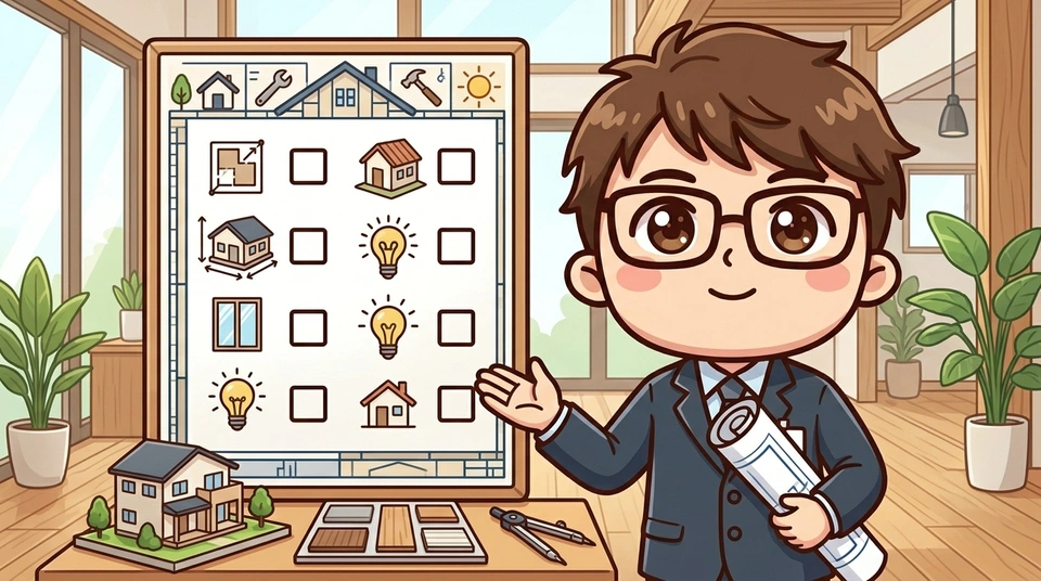 他社と条件を揃えて比較するためのチェックリスト