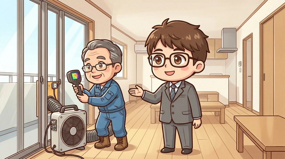竣工後にもう一度測定できるか