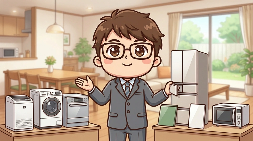 選べる家電の範囲と入れ替えの可否