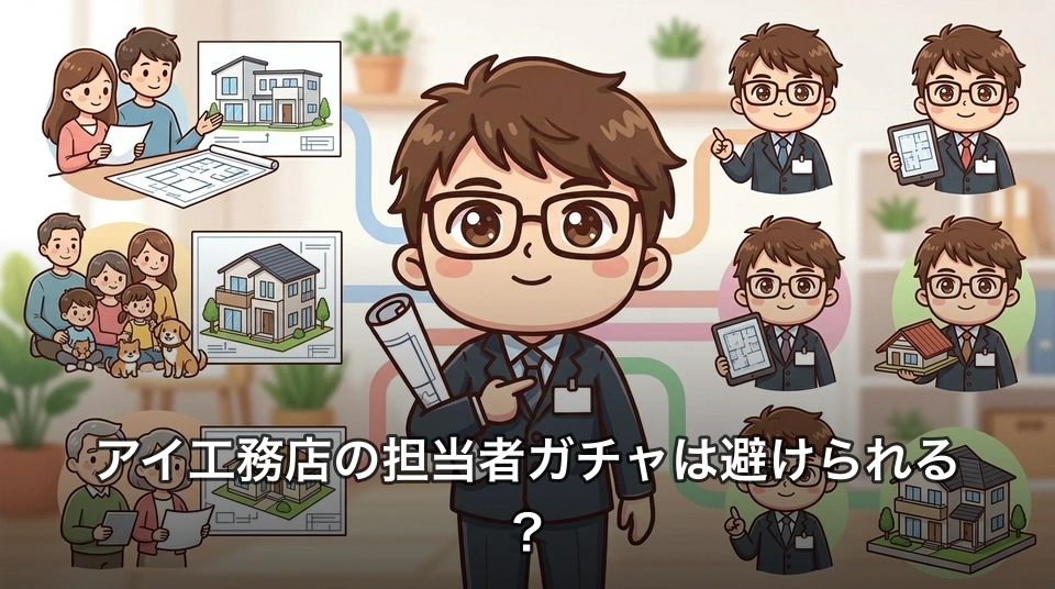 アイ工務店の担当者ガチャは避けられる?