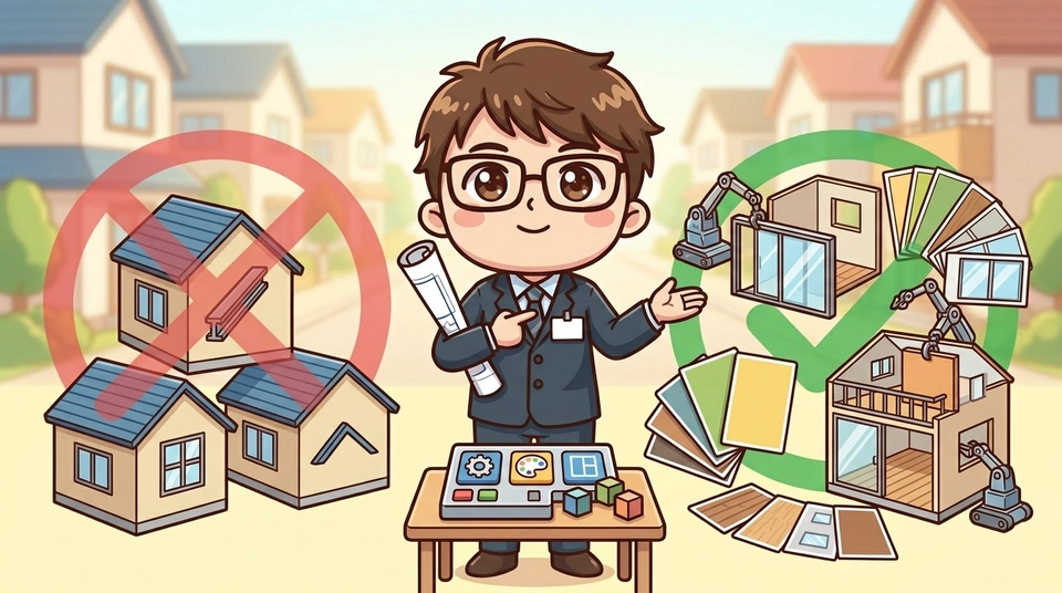規格住宅で変更できる部分・できない部分