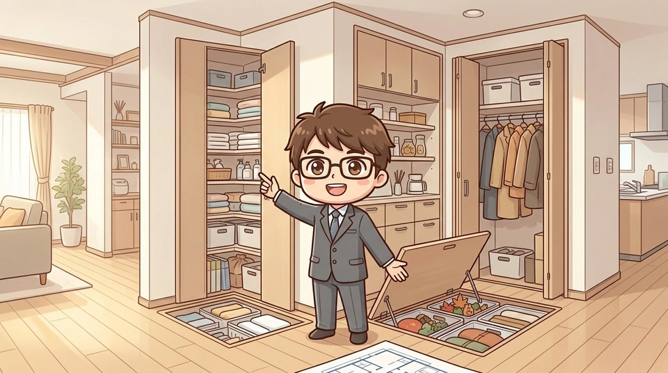 収納計画｜平屋で不足しやすい場所