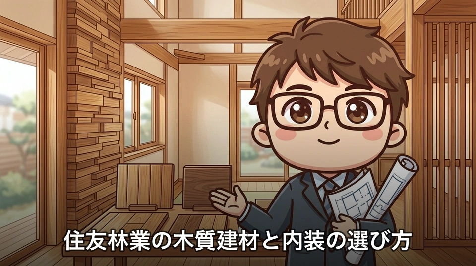 住友林業の木質建材と内装の選び方