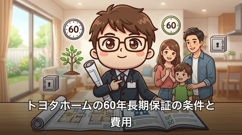 トヨタホームの60年長期保証の条件と費用