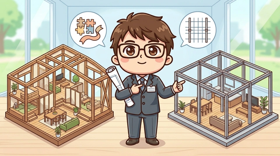 間取りの自由度はどちらが高いか