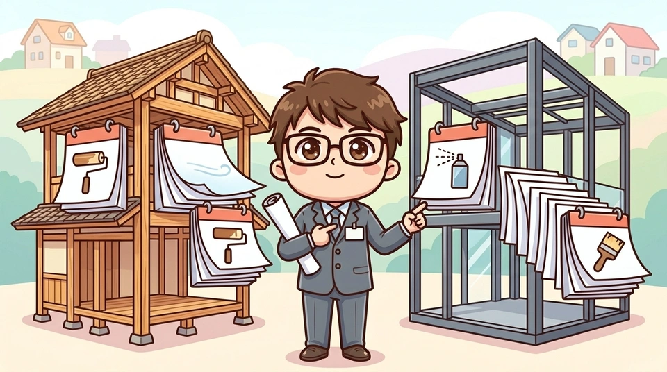 メンテナンス周期の違い