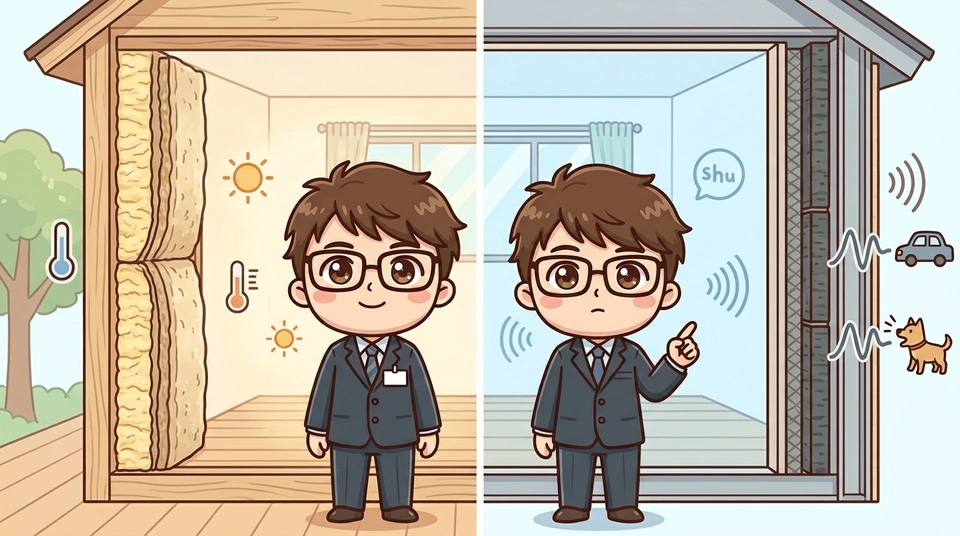 断熱・遮音の体感差