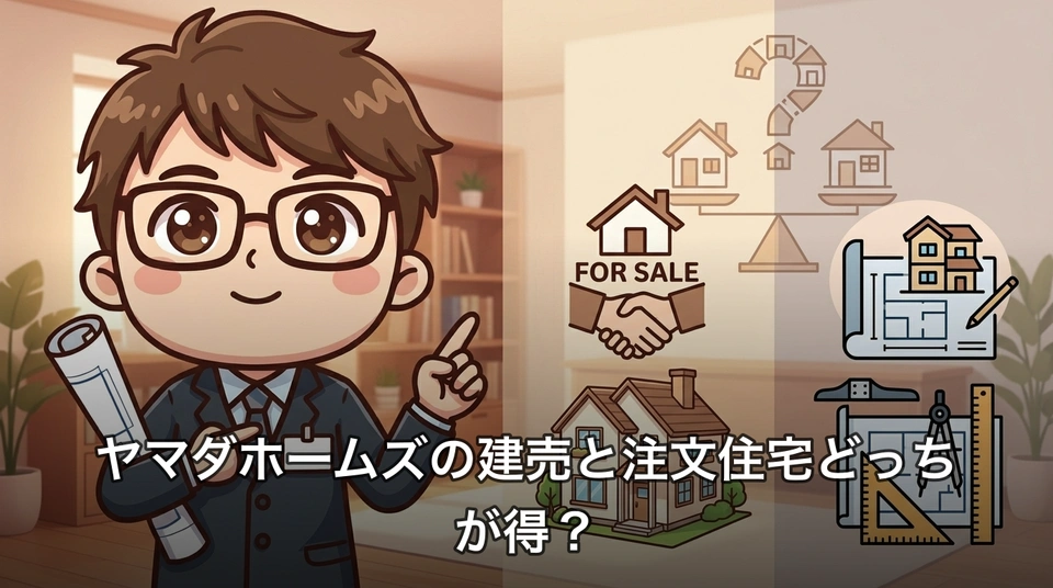 ヤマダホームズの建売と注文住宅どっちが得?