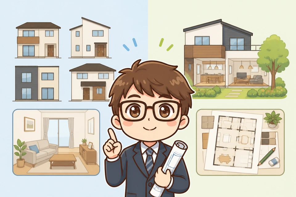 規格住宅と自由設計商品の違い