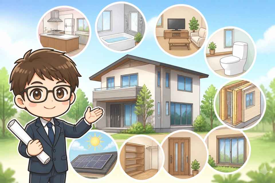 ヤマダホームズの標準仕様一覧