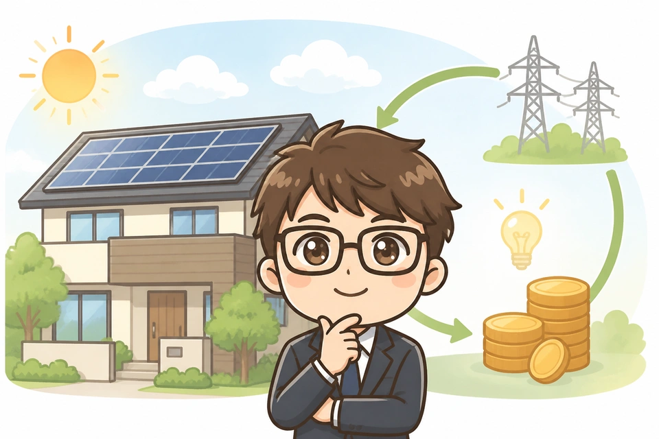 太陽光と売電を差し引いた実質負担