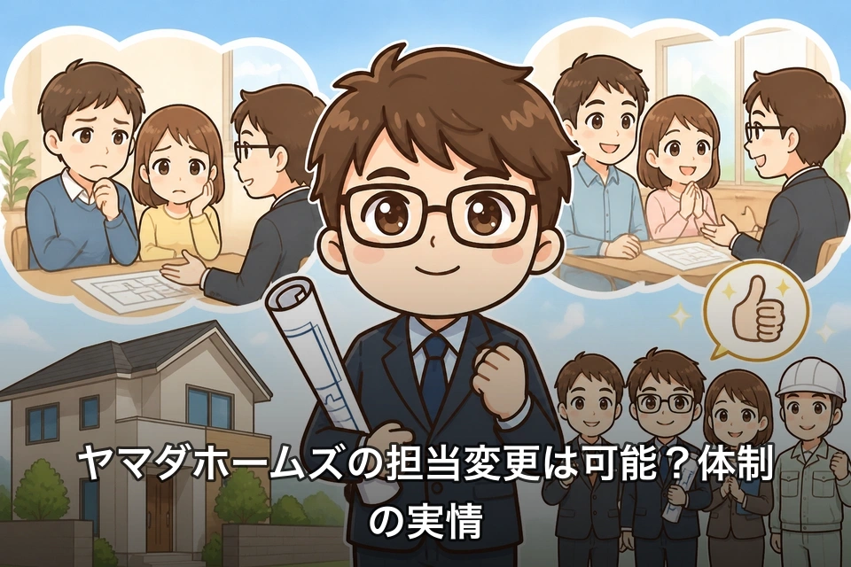 ヤマダホームズの担当変更は可能?体制の実情